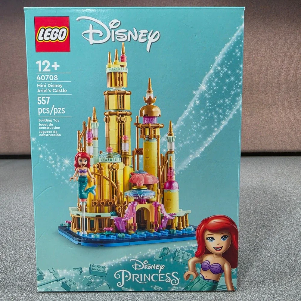 LEGO Mini Disney Ariel's Castle 40708 Kids New Little Mermaid 557pc